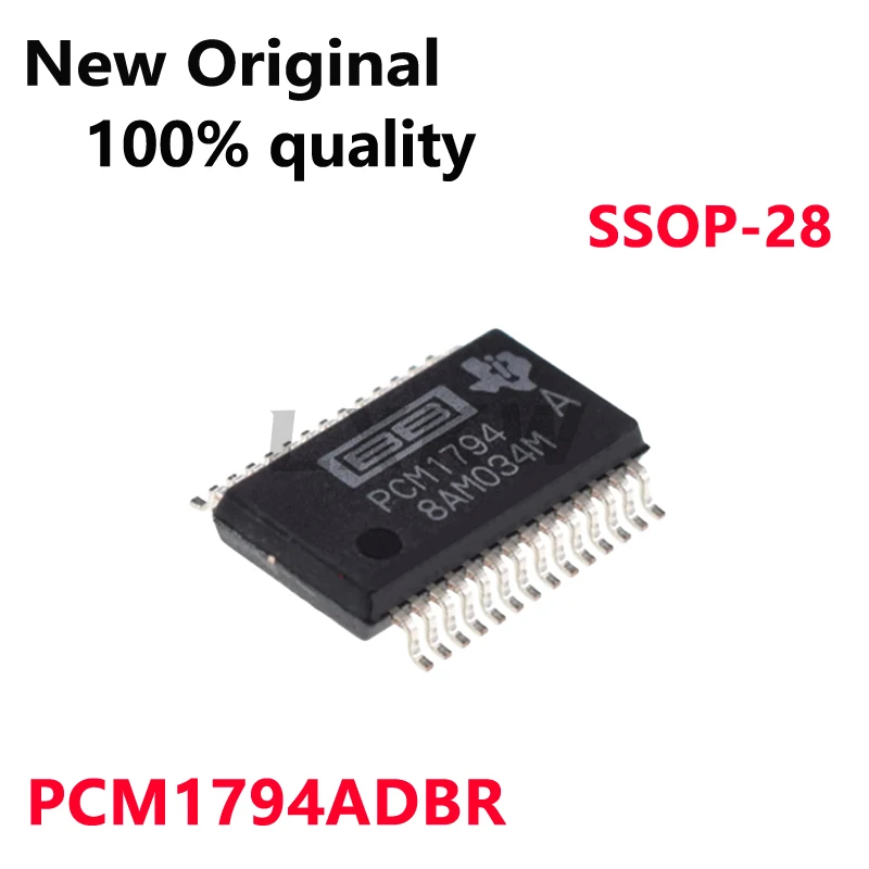 2-5/PCS New Original PCM1794 PCM1794ADB PCM1794ADBR SSOP28 Audio decoding chip In Stock