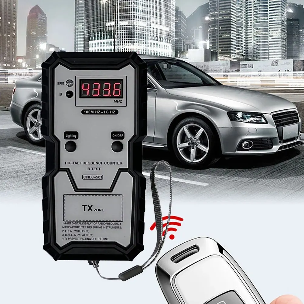 Car Remote Keys Infrared Frequency Tester Acuracy Tester Digital Electronic Infrared Frequence Counter Test Diagnostic Tool