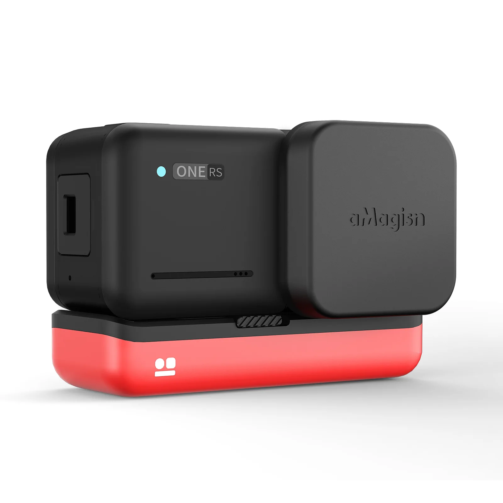 Amagisn Voor Insta360 Een Rs 4K Groothoek Verbeterde Lens Siliconen Beschermhoes Lens Cover