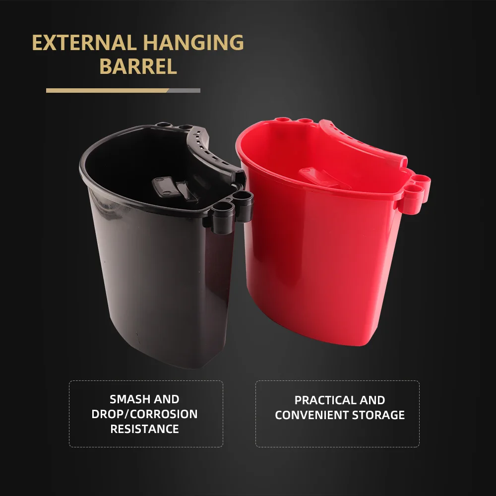 SPTA Universal Bucket Organizer Car Detailing Tools Towels Brushes Mitt Fast Easy Storage Kits External Hanging Barrel