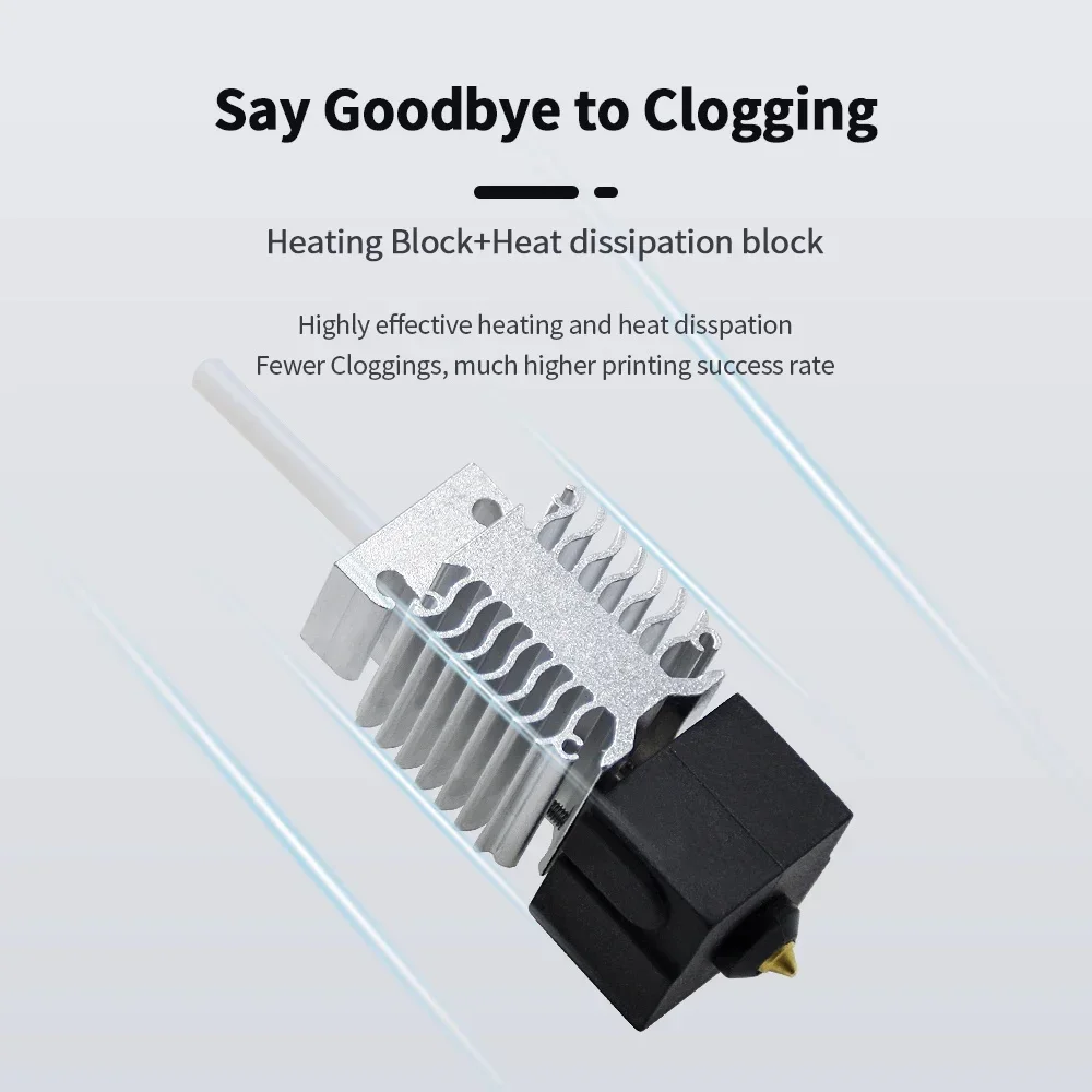 

Ender 3 V3 SE Hotend Kit 24 В 40 Вт Блок нагревателя Термистор Биметаллическая терморазрывная горловина J-образная головка для деталей 3D-принтера Ender3 V3 SE