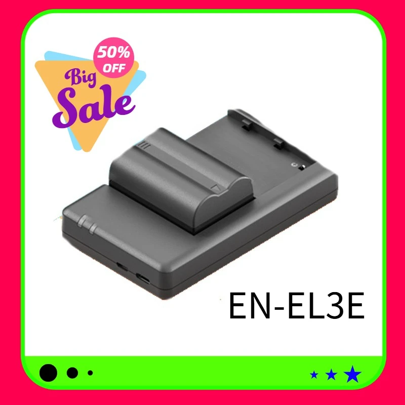 

7.2V 1600mAh EN-EL3E Rechargeable Battery For Nikon D90 D80 D300S D200 D700 D300 D70 D100 D80S D70S DSLR Camera