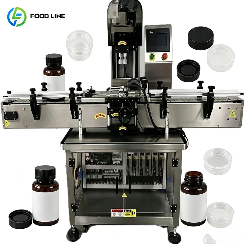 Automatic Screw Capper Bottle Capping Machine For Glass Bottle Sealing Customized