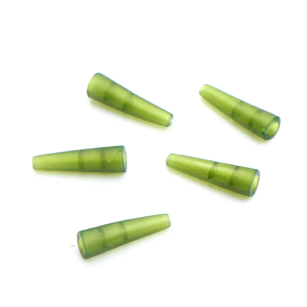 20 stücke Karpfen Angeln Terminal Tackle Blei Clip Schwanz Gummi Hülse Kegel Für Karpfen Grob Hubschrauber Haar Rig Angeln Zubehör – Detail 5