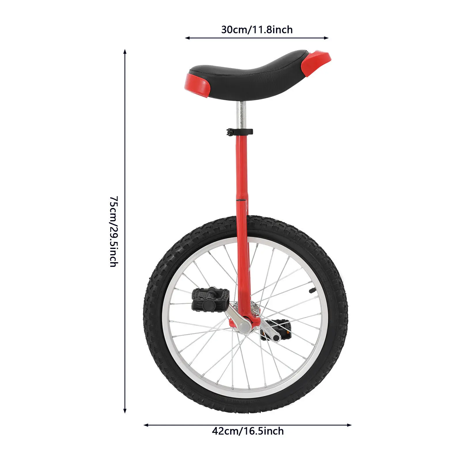 Adjustable Exercise Unicycle – Outdoor One-Wheel Bike for Ages 5–60 Years 5