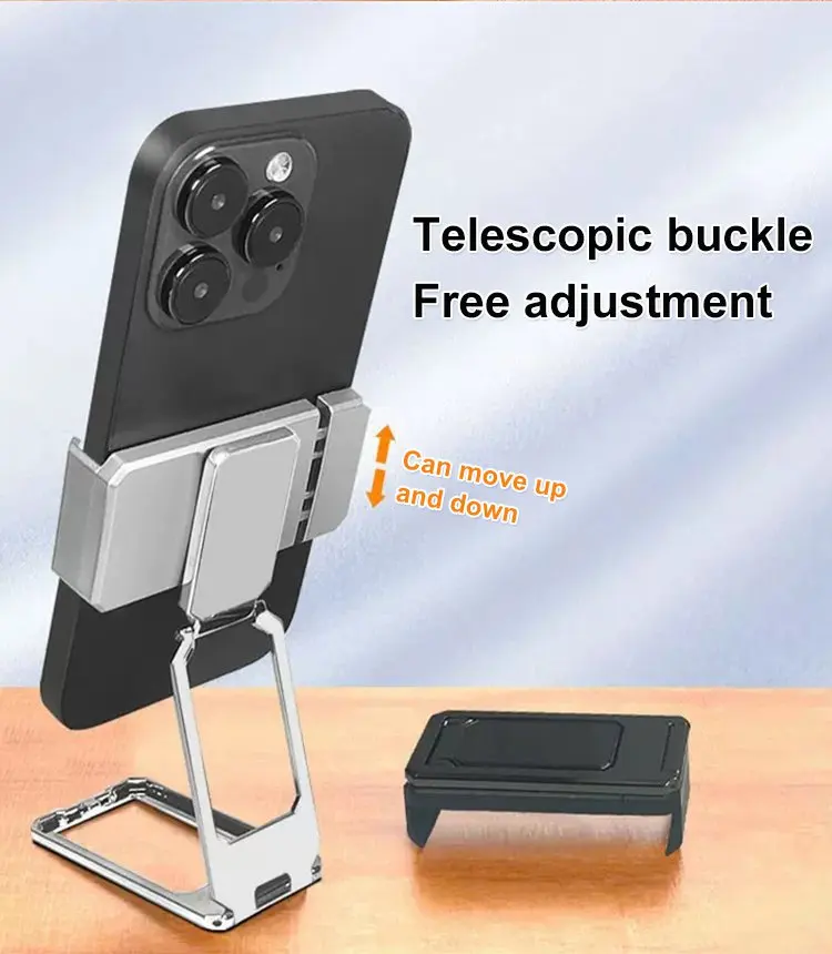 Newly Upgraded Back Clip Type 360 Portable Folding Bracket Universal Finger Ring Holder Back Clip Folding Mobile Phone Mount