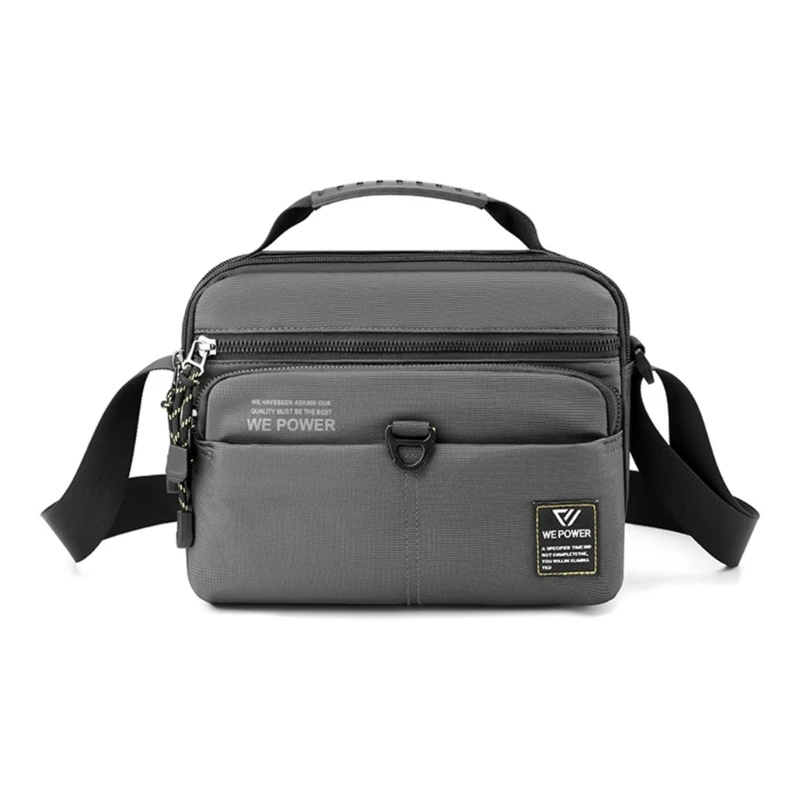 Tieners Casual Crossbody Tas Mannelijke Schoudertas met grote capaciteit Heren Messenger Bag E74B