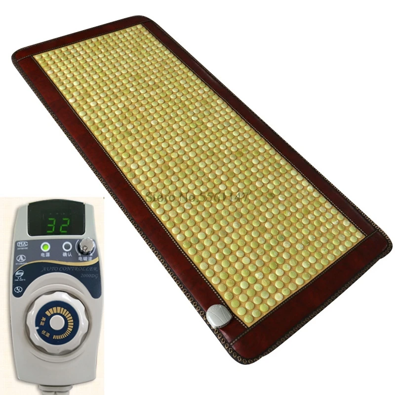 korea heating jade mat jade mattress tourmaline mat Tourmaline jade massager Thermal Jade Mattress Temperature digital display