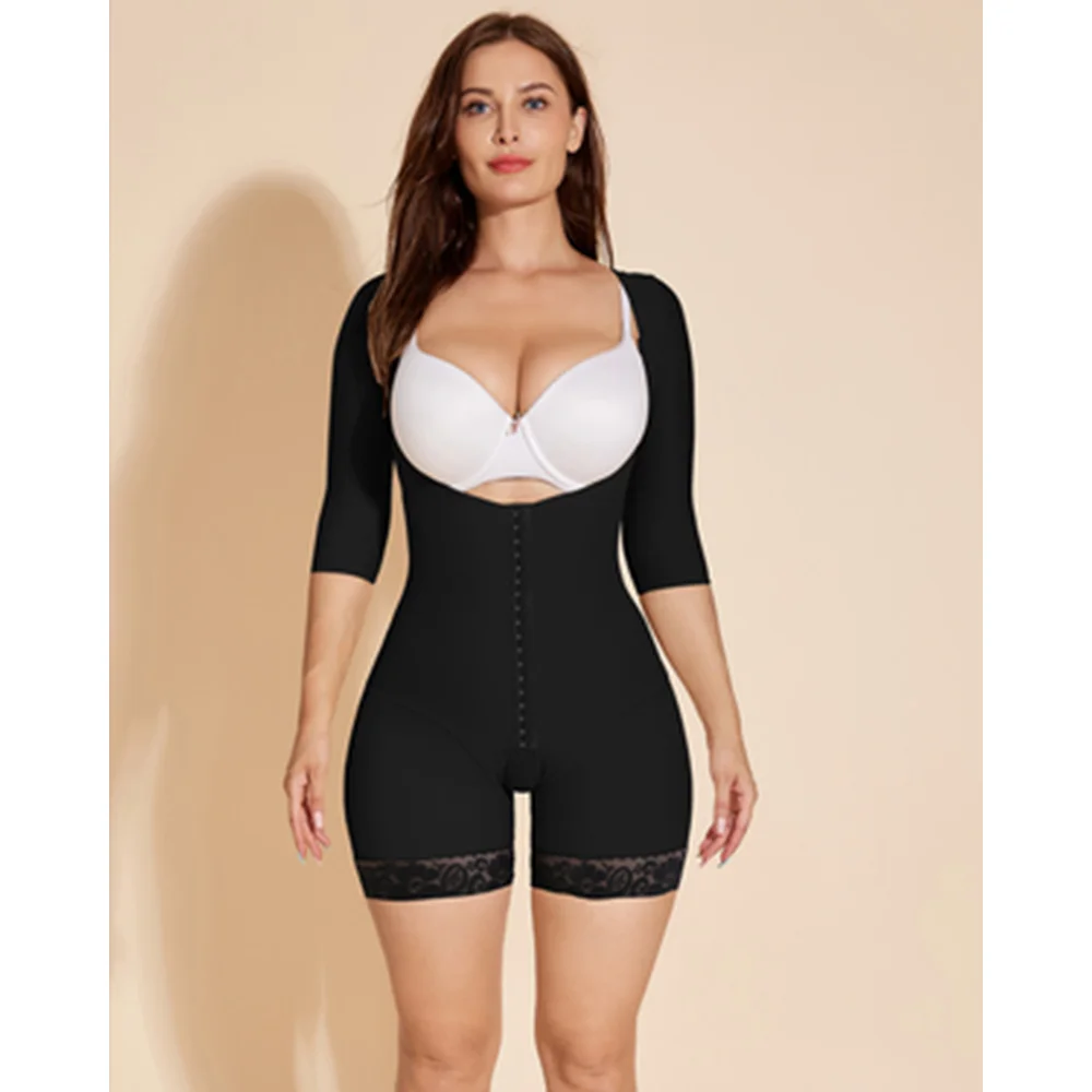 Fajas Reductoras Y Moldeadoras Mujer Shapewear Bodysuit Long Sleeve Corrective Girdle Waist Trainer Hip Enhancer body shaper