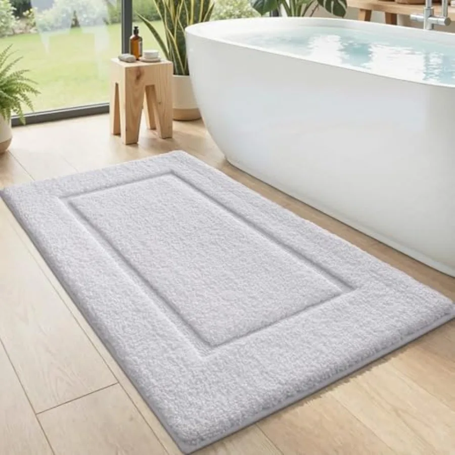 

Коврики для ванной 43x24 см, моющиеся, нескользящие, для душа, впитывающие, быстросохнущие, с резиновой основой, ультрамягкие, плюшевые
