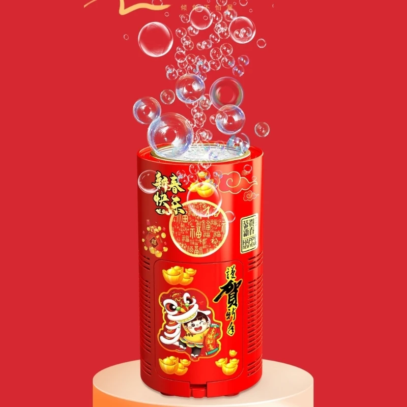 Bubble Machine for Kid 13/20 Hole Bubble Toy for New Year Party Wedding W3JF