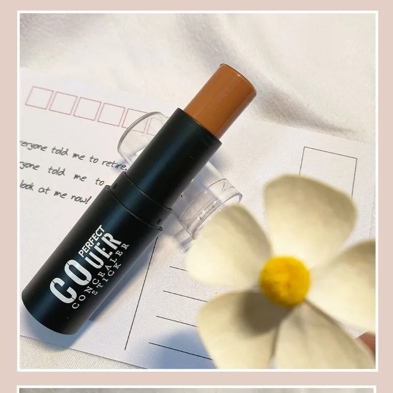 1PCS Rotating Grooming Stick Waterproof Sweat Proof Dark Circles Acne Scars Contour Modification Facial Nasal Shadow Concealer