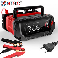 12V/30A 24V/16A Smart Car Battery Charger 6V/10A For Motorcycle Battery Repair Auto Lead Acid AGM GEL Lithium LiFePo4 Batteries