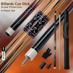 Professional Hardwood Billiards Cue Set 13mm Tip Red Devil Soul Design Includes Protective Screw Cap Pool Cue Enhanced Skills