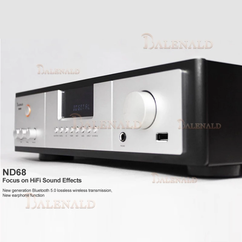 ND68 مضخم صوت Hifi رقمي عالي الطاقة للمنزل يعمل بالبلوتوث بدون فقدان USB