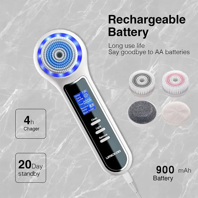 Multifunctionele gezichtsreinigingsborstel Apparaat voor het verwijderen van mee-eters USB Elektrische gezichtsdiepe wasborstel Huishoudelijke poriënreiniger Gereedschap
