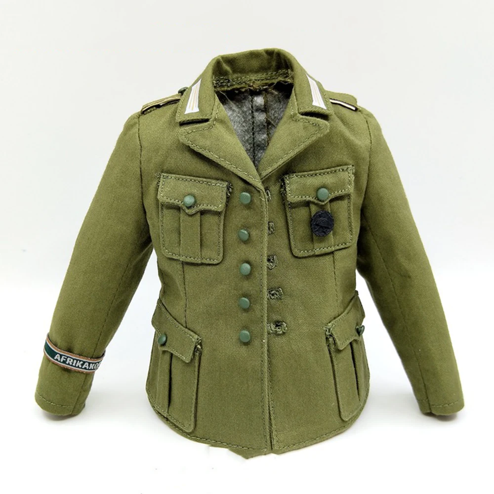 DID D80152 Scale 1/6 WWII Series North African Army Infantry War Battle Uniform With Medals Coat Accessories For 12inch Figures