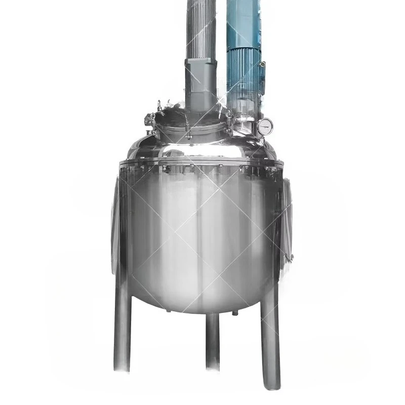 Steam emulsifying homogenizing tank Steam heating emulsifying machine Mixer