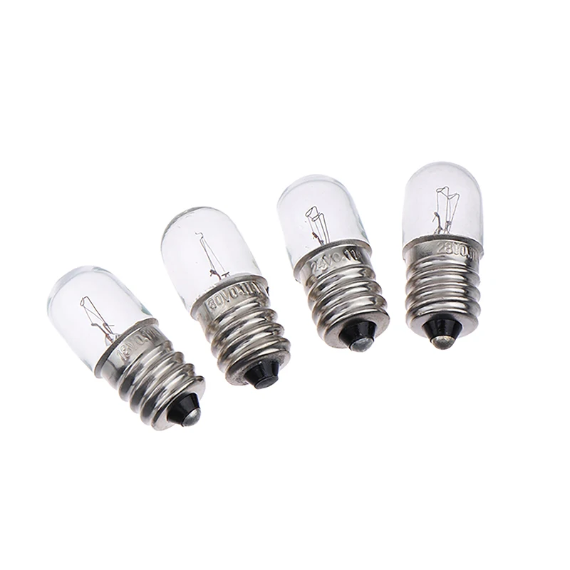 1Pc E12 18V 24V 28V 30V Mini Bulb For Indicator Light Little Bulb For Test Experiment Teaching Flashlight Screw Based Bulb