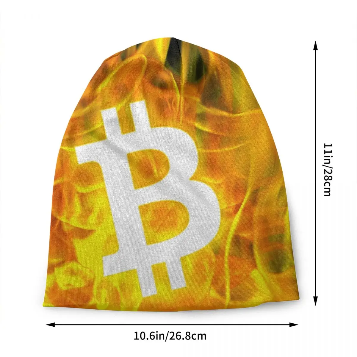 Bitcoin Explosion Bonnet Hats Fashion Knitted Hat For Men Women Winter Warm Blockchain Crypto Skullies Beanies Caps