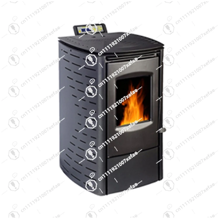 Small energy consumption, safe, smoke-free indoor 6kw pellet furnace