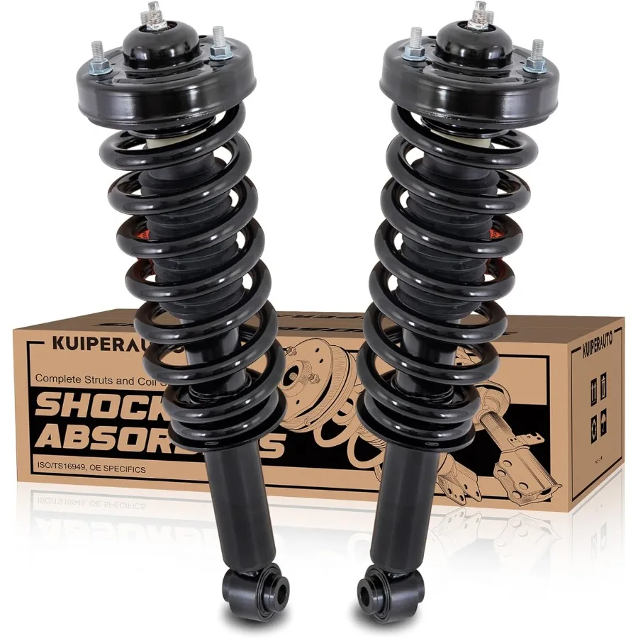 

Pair Front Strut Shocks Assembly Compatible with 20092013 F150 4WD 171141 Shock Absorber for Improved Ride Quality and Vehicle