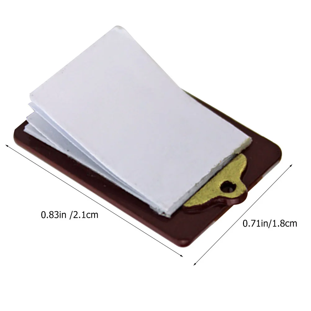 2 pçs placa de escrita em miniatura para casa adereço decorativo mini casa adorno diy fornecimento acessórios