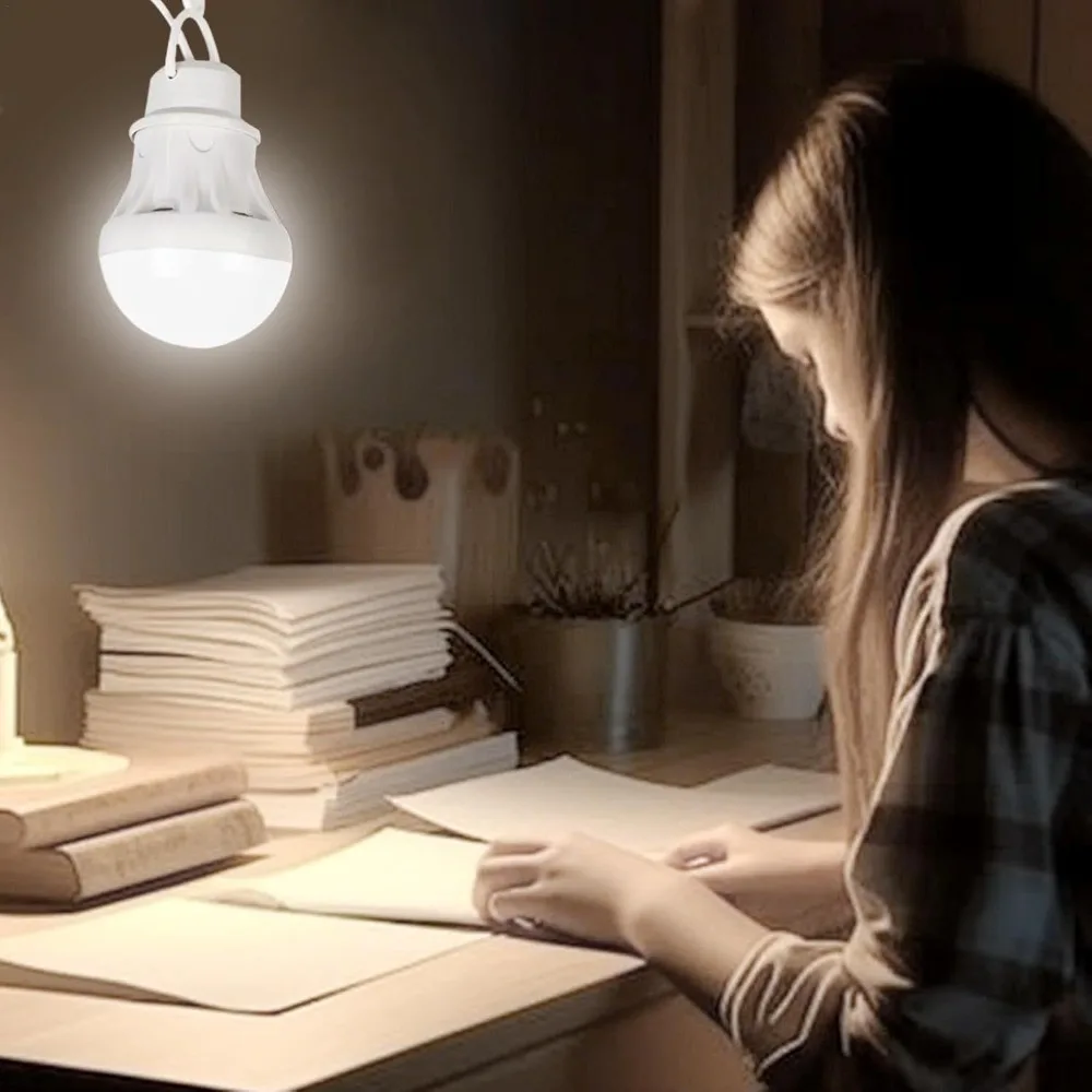 

Прочный светодиодный фонарь-лампа 5В с выключателем, высокой яркостью, USB, для кемпинга, портативный, пластиковый, подвесной, для палатки, аварийный