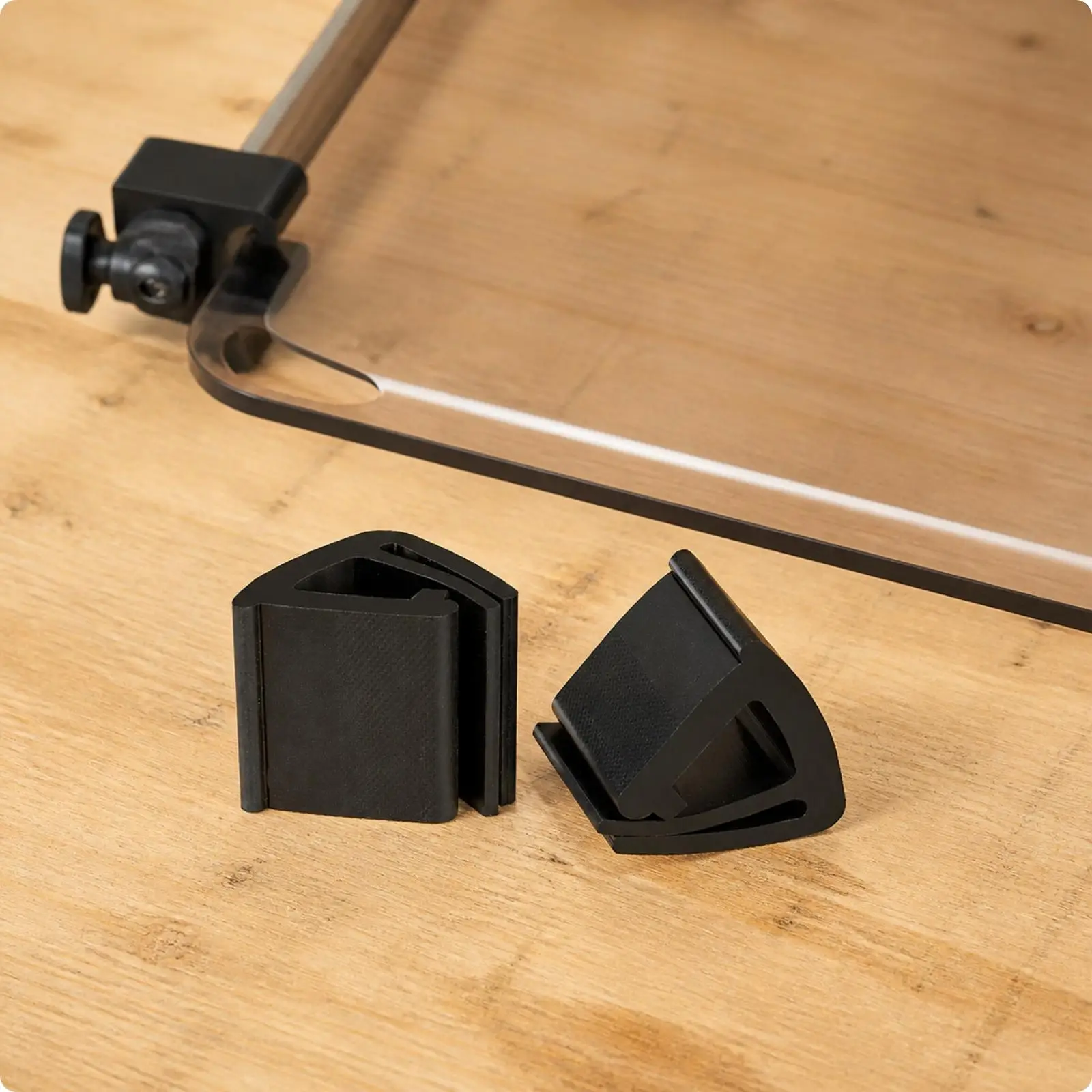Durable Golf Cart Windshield Mounting Clips Black Plastic Frame Clamps for Utility Vehicle Windshield