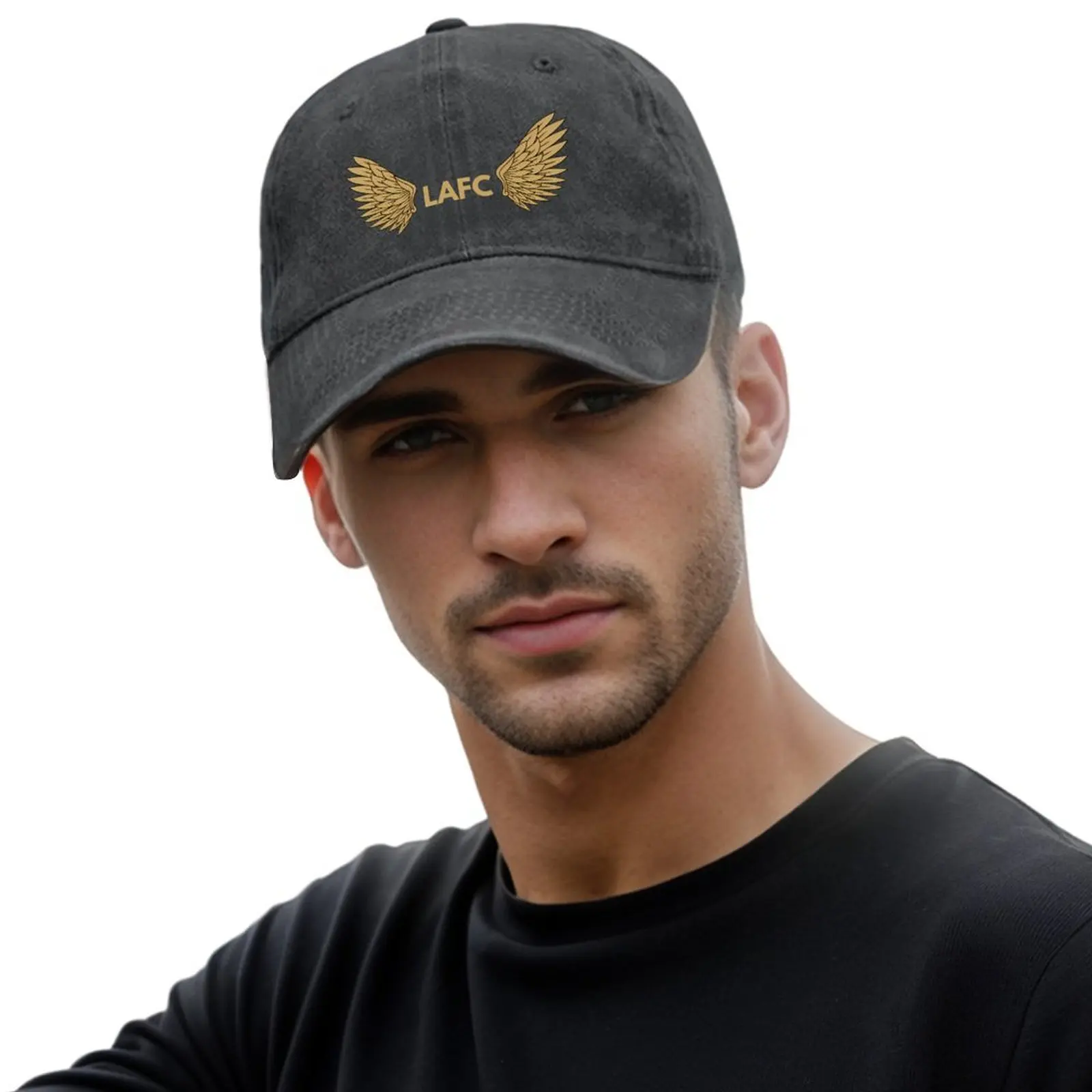 Lafc الذهبي أجنحة الملاك قبعة بيسبول حقيبة شاطئية عصرية قبعة العلامة التجارية الفاخرة قبعة رجالي القبعات النسائية