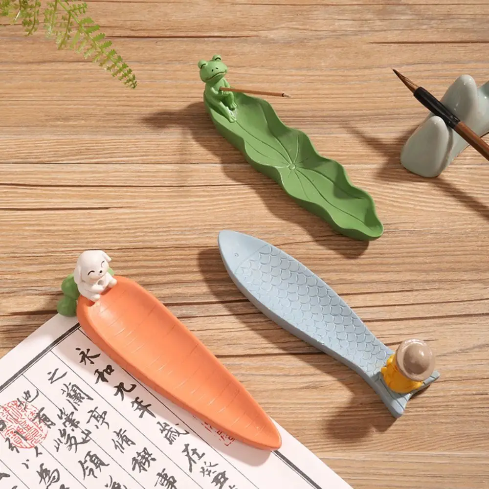 Incense Burners Resin Incense Stick Holder Animal Leaf Shape Line Incense Table Crafts Sandalwood Coil Base Home Decoration