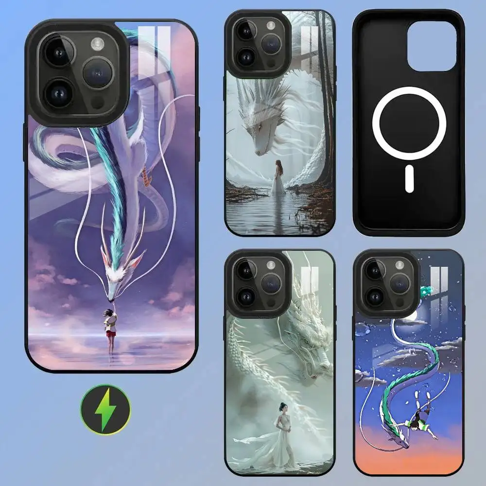 

Chihiro and Haku High-End Glass-textured Printed Phone Case For iPhone 11/12/13/14/15/16/17 Plus, Pro, Pro Max & Air