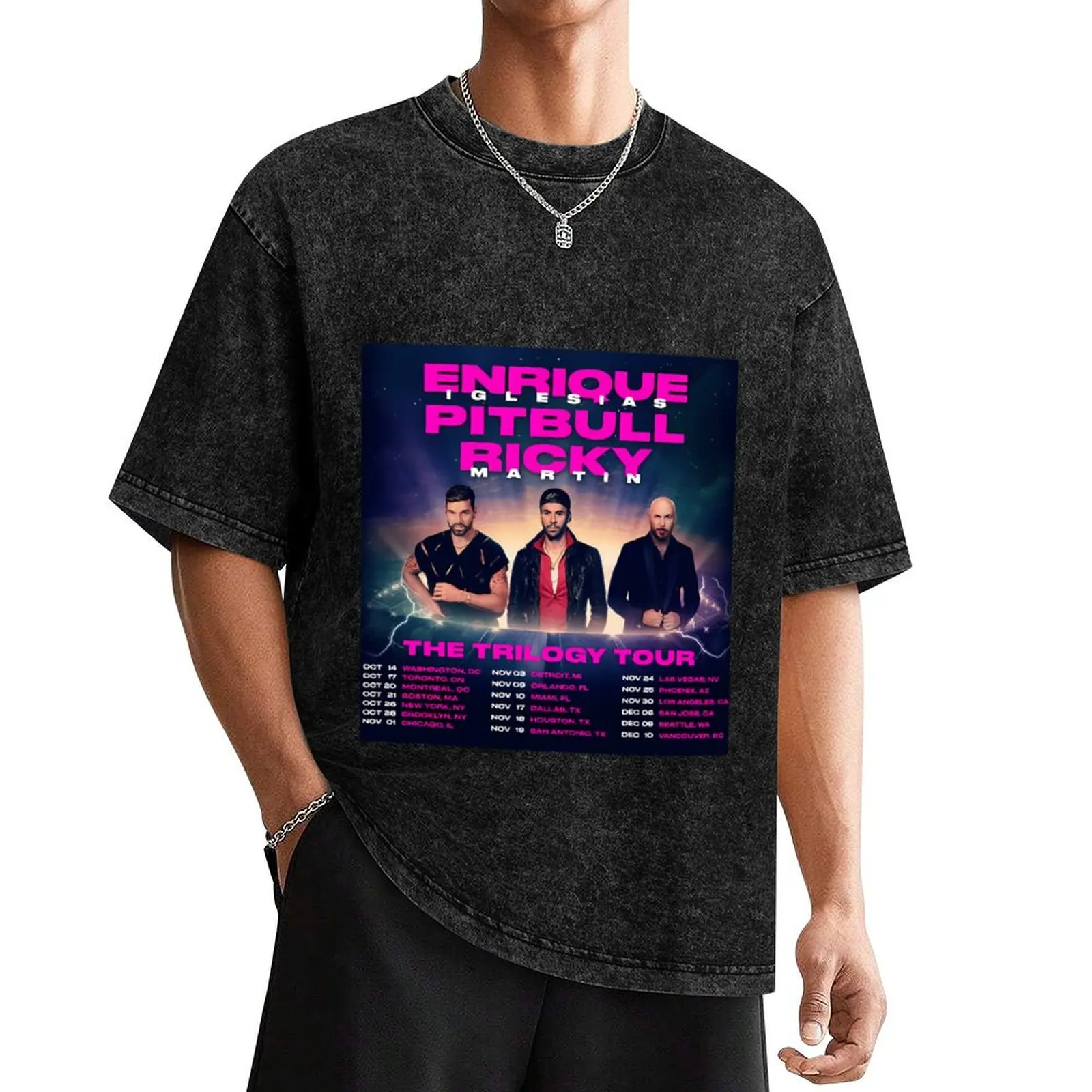 

enrique trilogy iglesias tour 2024 T-Shirt graphic shirts graphic t shirts mens fashion