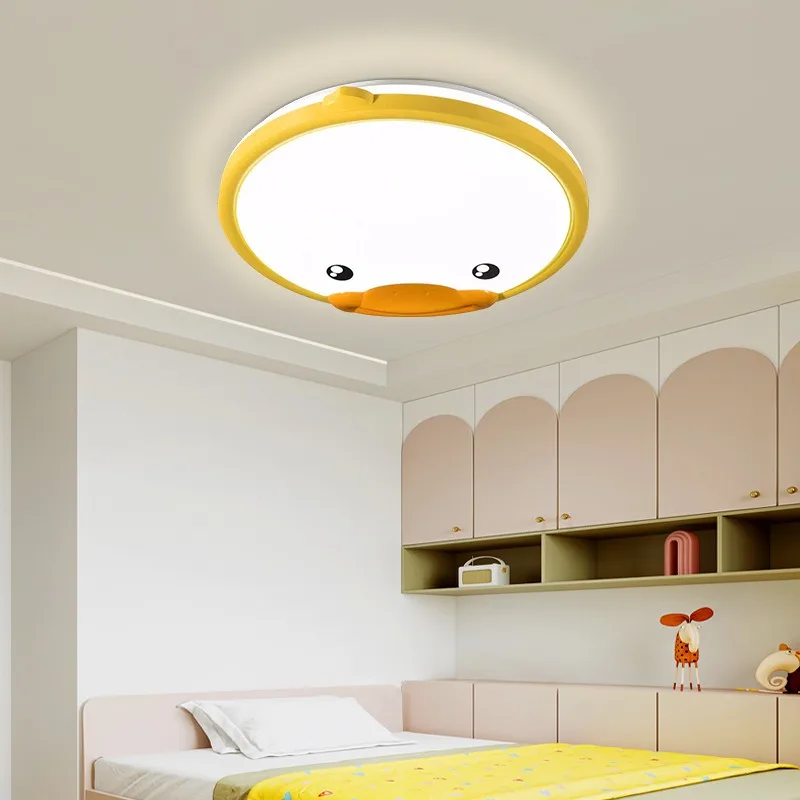 luz de teto do pato bonito nordico lampada de protecao ocular do quarto das criancas quarto de meninas e meninos 2024 01