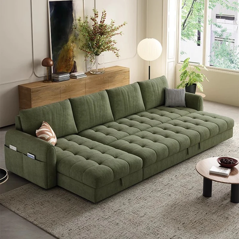 

m Скандинавские минималистичные диваны для гостиной, многофункциональные диваны прямого дизайна, элегантные трансформируемые диваны для салона De Estar Furnitur