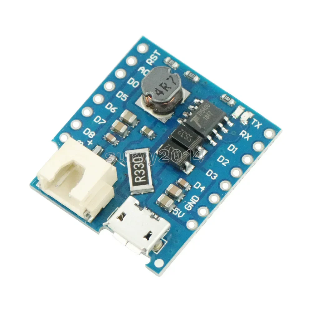 Scudo batteria V1.1.0 per WEMOS D1 mini batteria al litio singola ricarica e boost