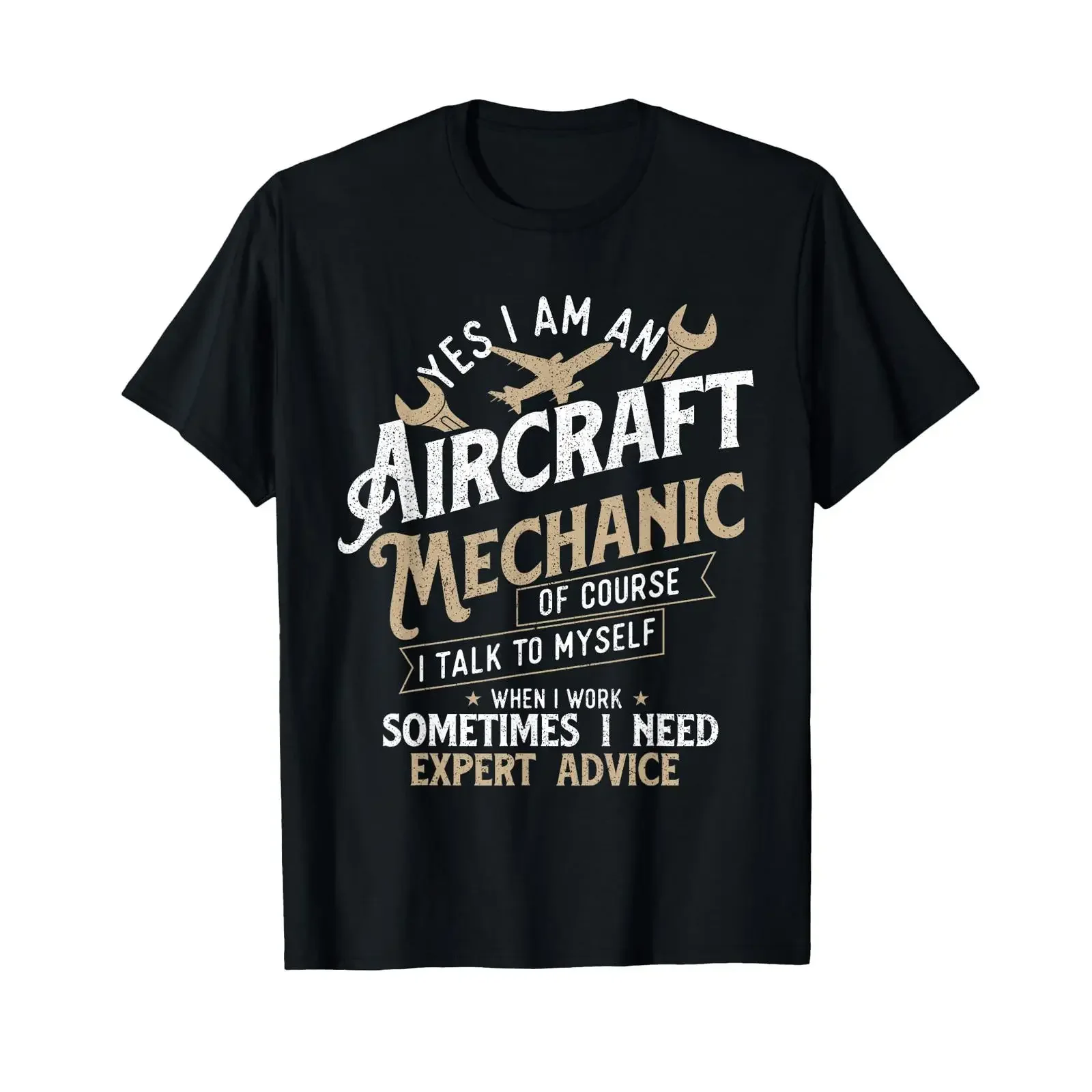 Yes I Am an Aircraft Mechanic Airplane Aviation Technician T Shirt vintage Washed graphic Comfortable Casual fashion Soft