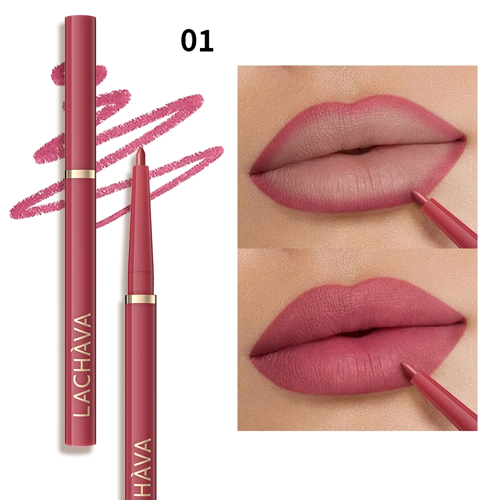 قلم تحديد شفاه مخملي غير لامع مقاوم للماء، يدوم طويلاً ومقاوم للكوب مع لمسة نهائية مخملية قطيفة |   أحمر الشفاه