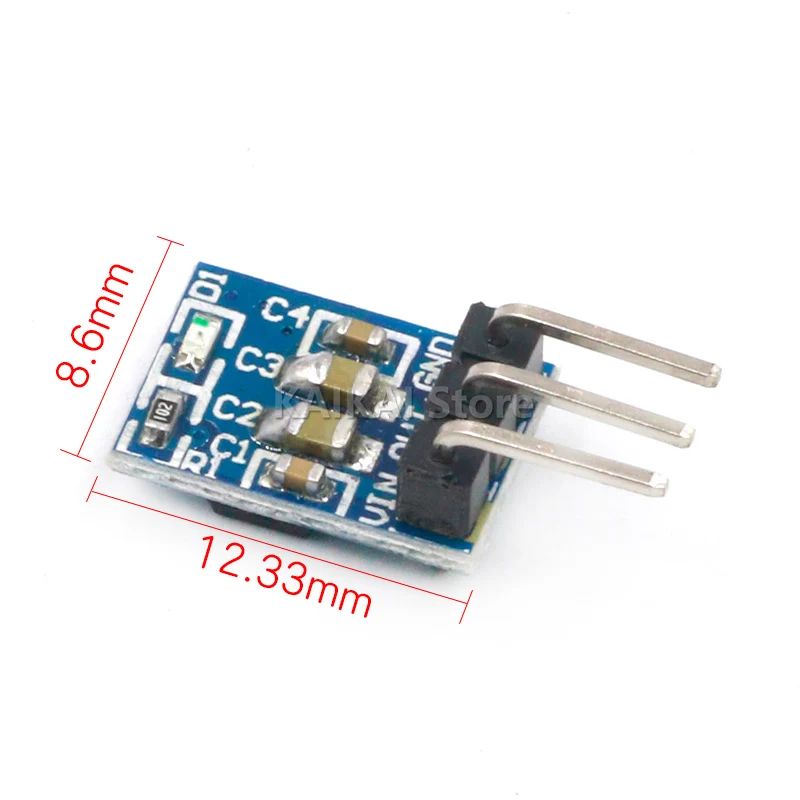 Haute qualité 1/5/10 pièces 5V à 3.3V pour abati eur d\'alimentation DC-DC Buck Tech AMS1117 LDO 800MA