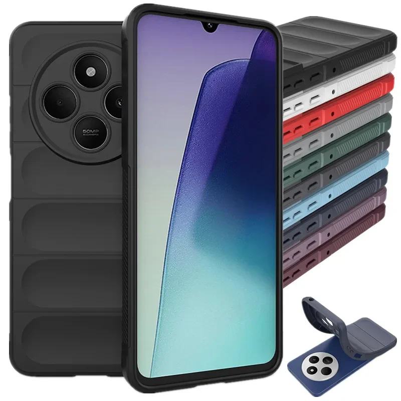 حافظة سيليكون مرنة ذات ملمس ناعم لهاتف Xiaomi Poco C75 Redmi 14C 4G غطاء حماية مقاوم للصدمات Fundas Coque