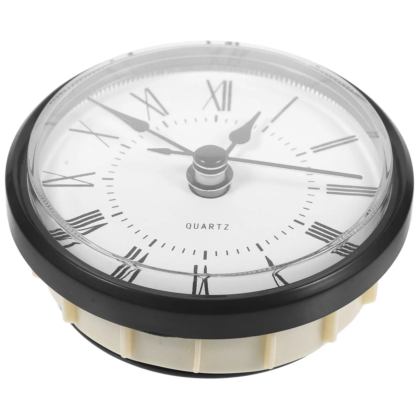 

Quartz Clock Insert Mini Round 70mm Vintage Roman Numeral Dial DIY Clock Making Replacement Parts Durable Accurate Time Display