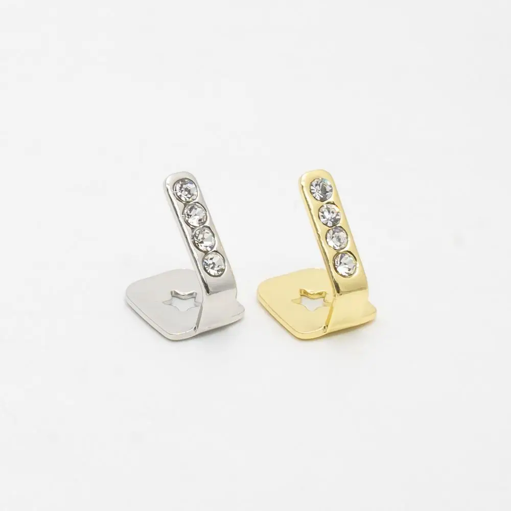 3/5Pcs Punk Hip Hop Teeth Grillz Bling Removable Rhinestone Teeth Caps Fashion Funny Single Dental Braces Men/Women