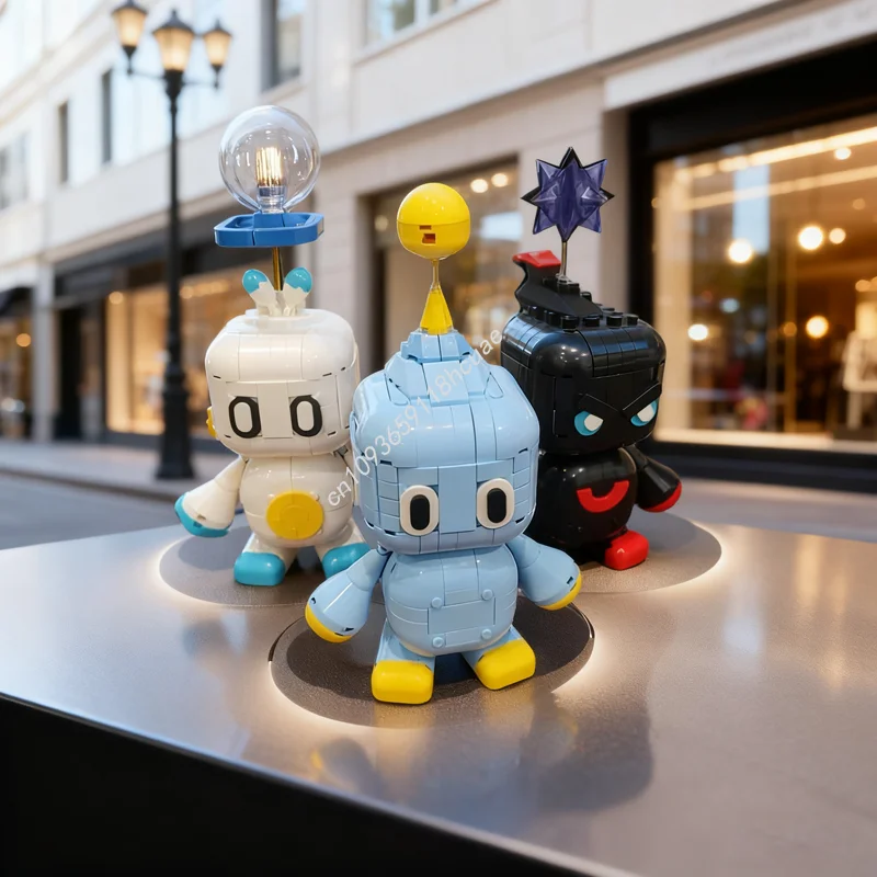 

1384pcs MOC Chao 3 Pack Normal Hero And Dark Model Building Blocks Toy Construction Christmas Gift Assemble Idea Kids Birthday