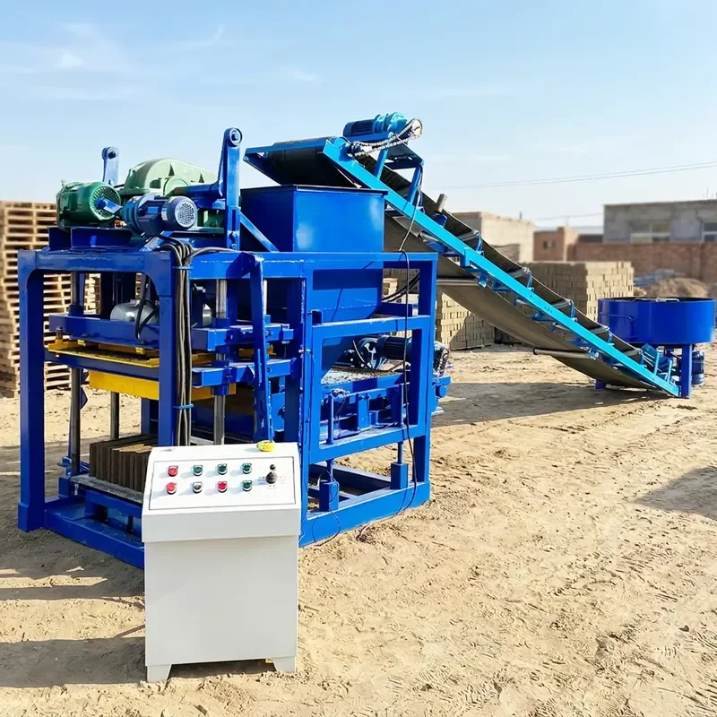 Factory Direct Sale Semi Automatic Hollow Block Making Machine QTJ4-28 Concrete Machine