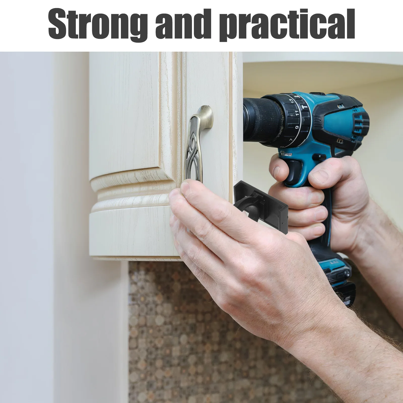 

40Sets Adjustable Cabinet Toe Kick Clips Plastic Kickboard Plinth Connectors Nonslip Kicker Panel Trim for Kitchen