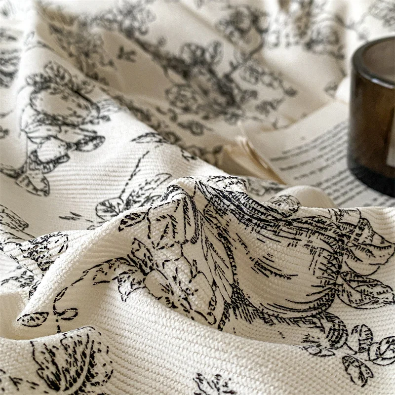 طقم سرير ناعم غطاء لحاف على طراز الأميرة مع ملاءة سرير المخدة المفارش المفرش سادات مجموعات المعزي #4