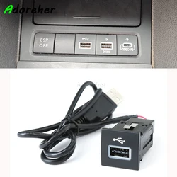 Car USB Input Adapter Audio Radio u-disk flash Socket Interface Cable for VW Golf 5 mk5 Jetta EOS Scirocco Accessories