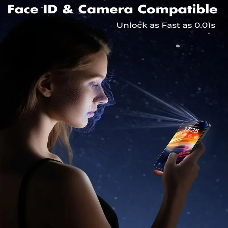 3 عبوات من الزجاج المقسى الشفاف عالي الدقة لهاتف آيفون 17 16 15 14 Pro Max 13 12 11 Pro واقي شاشة صغير لهاتف آيفون XR XS زجاج هوائي #5