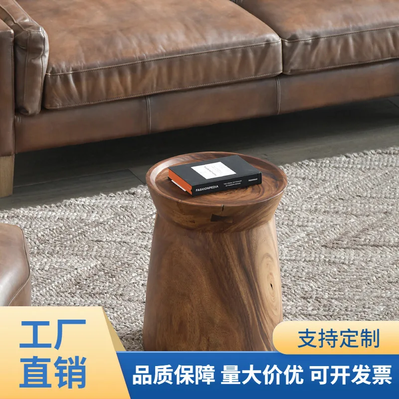 nordic-log-pier-walnut-outdoor-bed-and-breakfast-stump-ornament-side-exhibition-hall-casual-retro-root-carving-low-stool