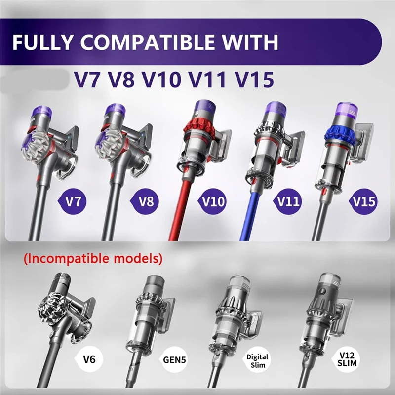 【24H-البيع!】مكانس دايسون V7 V8 V10 V11 V15 اللاسلكية-استبدال مكنسة كهربائية للرأس LED الضوء الأخضر، للسجاد والخشب الصلب F